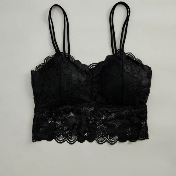 Abercrombie & Fitch Black Lace Bralette - NWOT - Picture 2 of 4